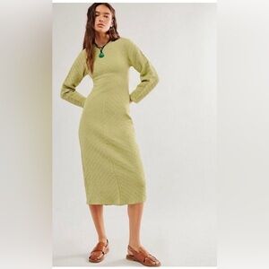 Free People Gabby Seamless MIDI Dress M/L
